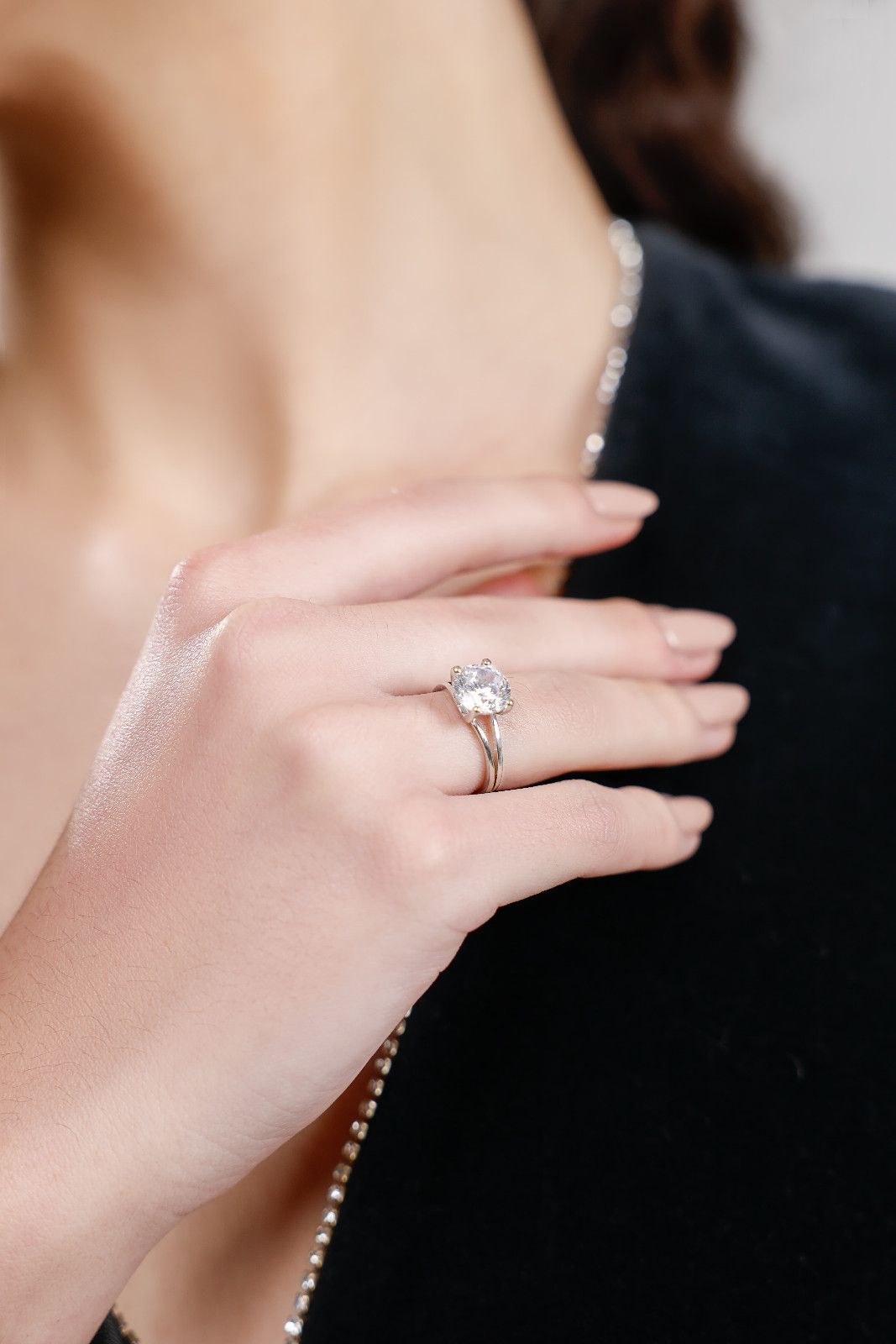 Silver Statement Split Ring