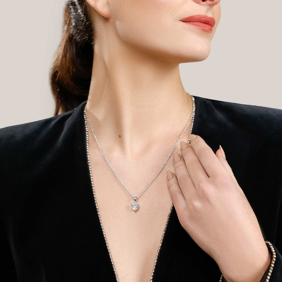 Moonlit Heart Pendant