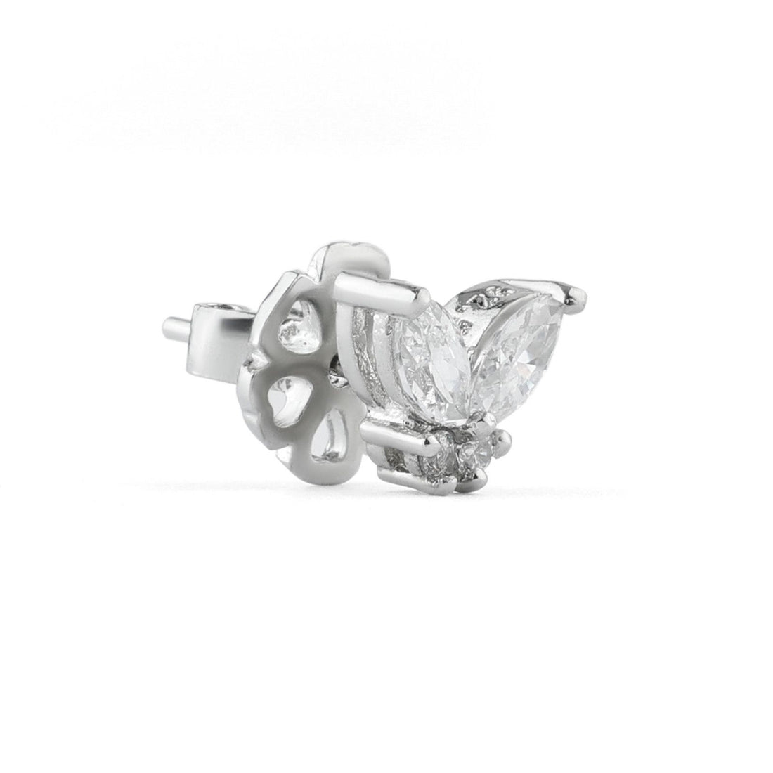 Silver Flutter Studs