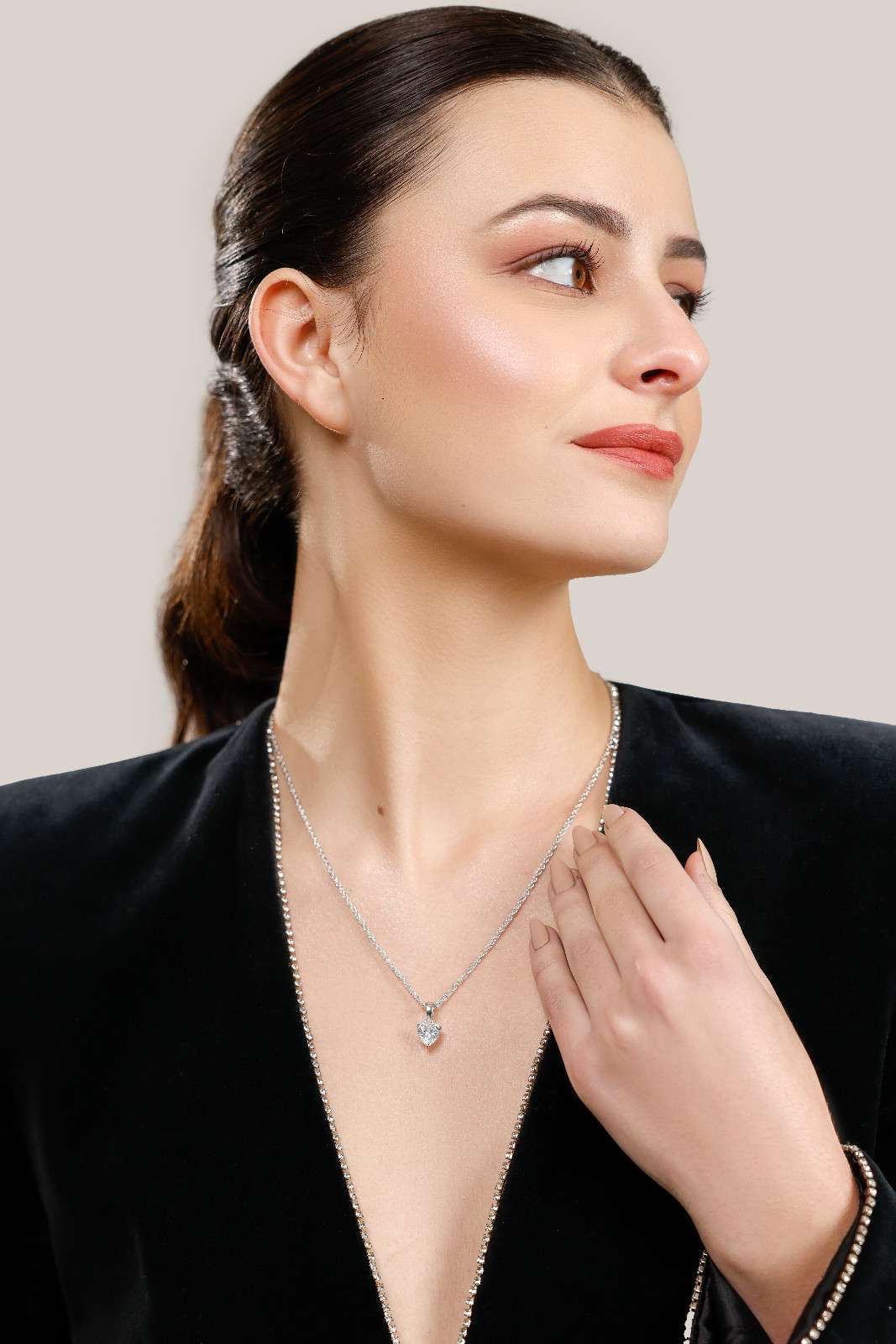 Moonlit Heart Pendant