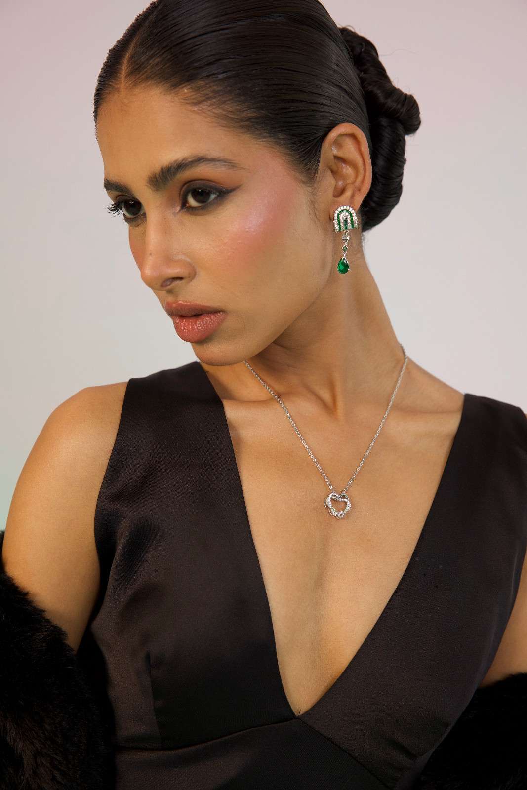 Emerald Arch Earring