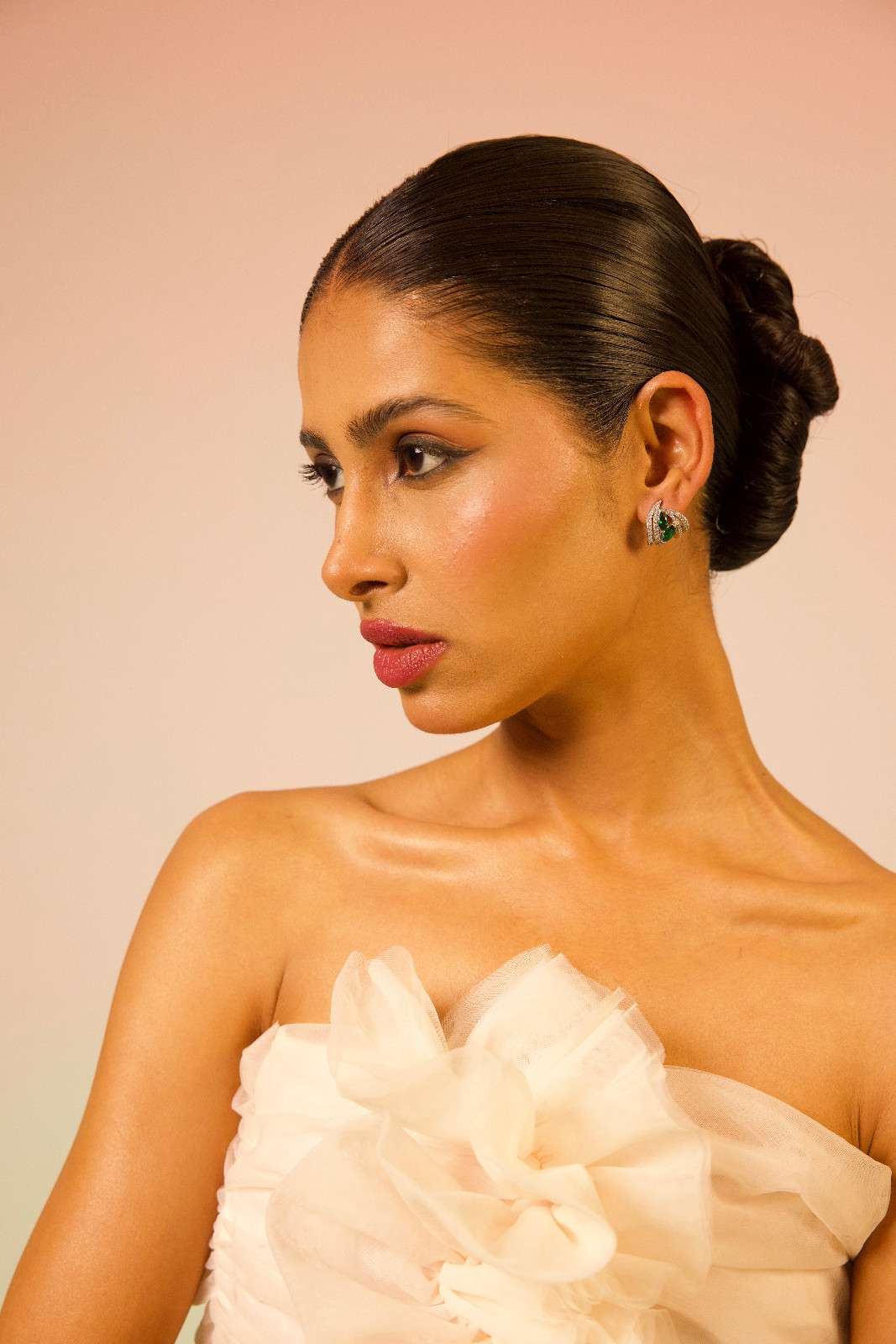 Emerald Fern Earring